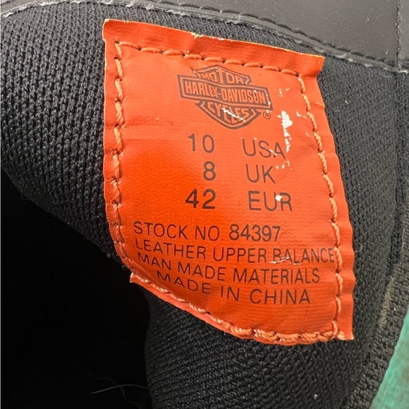 Harley Davidson Riding Biker Boots Size 10 - Picture 11 of 11